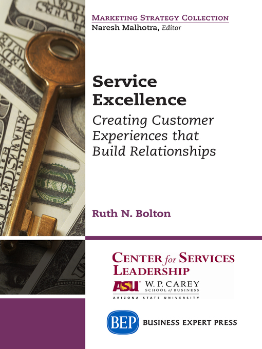 Title details for Service Excellence by Ruth N. Bolton - Available